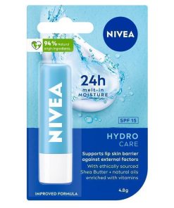 NIVEA Hydro Care Moisturising Lip Balm SPF15 4.8g chính hãng Úc