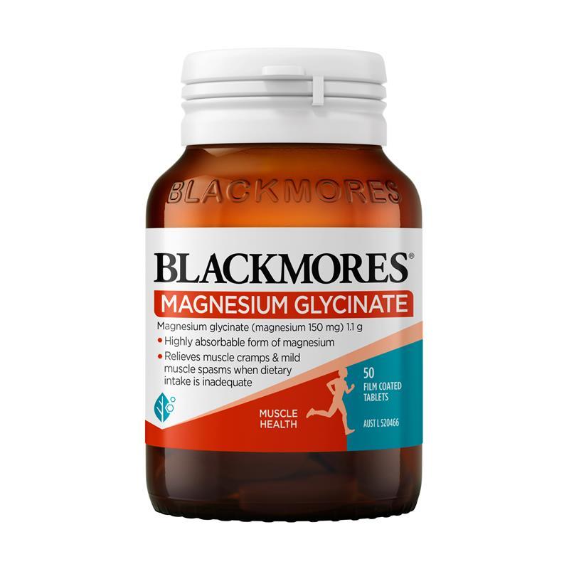 Blackmores Magnesium Glycinate 50 Tablets chính hãng Úc