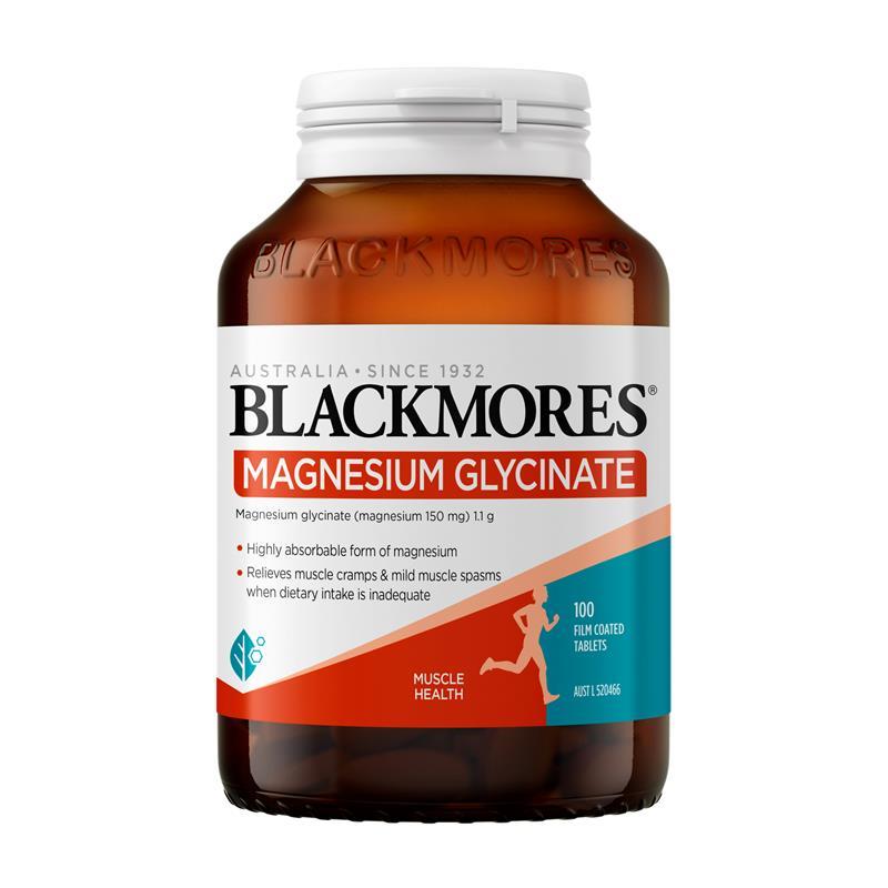 Blackmores Magnesium Glycinate 100 Tablets chính hãng Úc