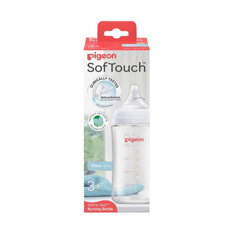 Pigeon Softouch BPP Bottle Glass 240ml chính hãng Úc