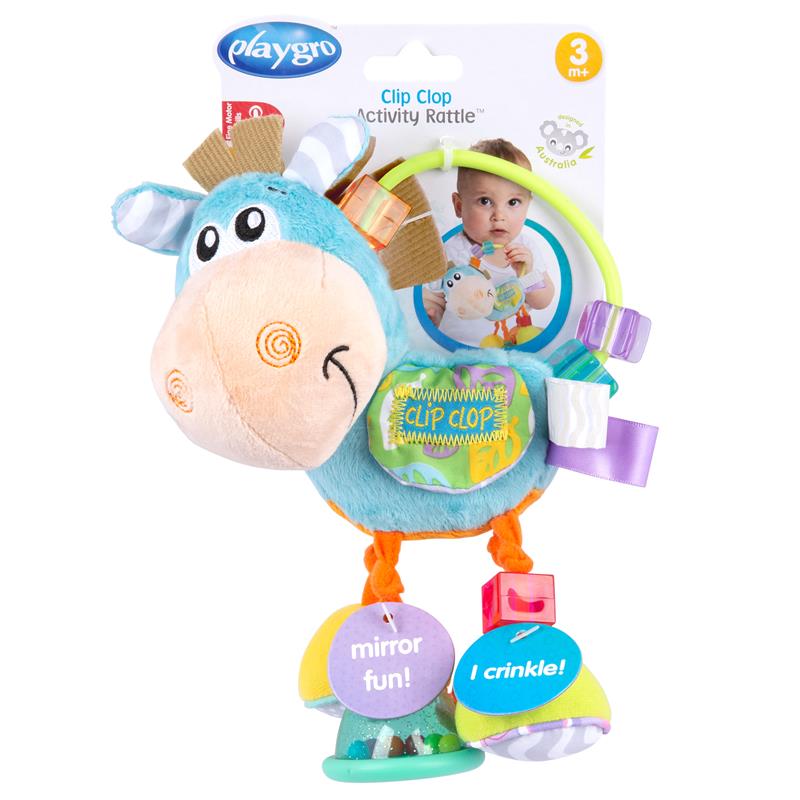 Playgro Clip Clop Activity Rattle chính hãng Úc