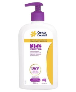 Cancer Council SPF 50+ Kids 500ml Pump chính hãng Úc