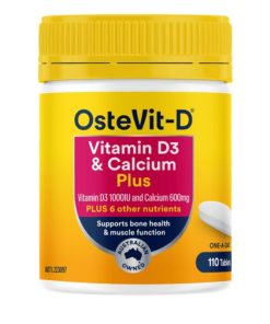 OsteVit-D Vitamin D3 & Calcium Plus 110 Tablets chính hãng Úc