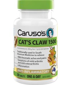 Carusos Cats Claw 1500 50 Tablets chính hãng Úc