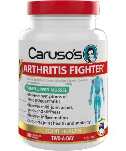 Carusos Arthritis Fighter 100 Tablets chính hãng Úc