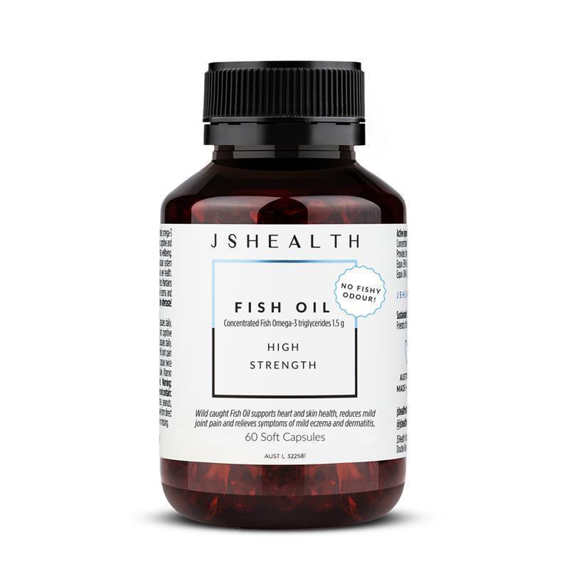 JSHealth Fish Oil + 60 Capsules chính hãng Úc
