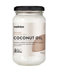 Melrose Organic Flavour Free (Refined) Coconut Oil 325ml chính hãng Úc