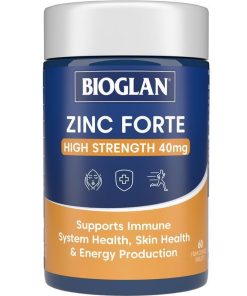 Bioglan Zinc Forte High Strength 40mg 60 Tablets chính hãng Úc