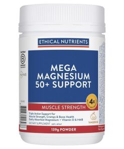 Ethical Nutrients Mega Magnesium 50+ Support Powder 139g chính hãng Úc