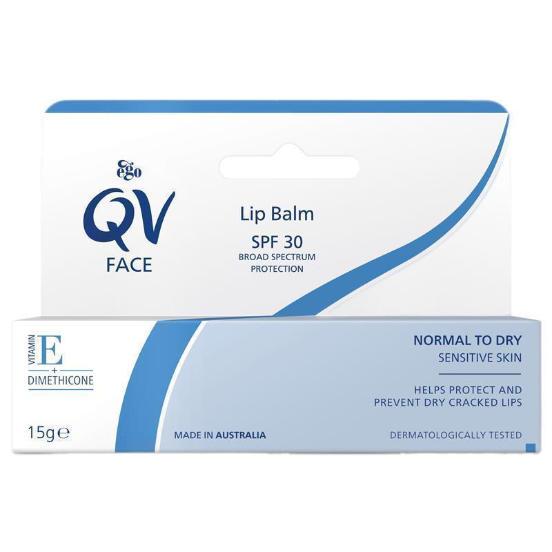 QV Face Lip Balm 15G With Spf 30+ chính hãng Úc