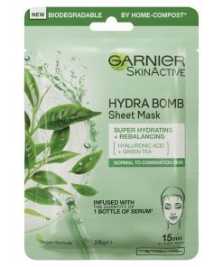 Garnier Hydra Bomb Hyaluronic Acid + Green Tea Sheet Mask chính hãng Úc