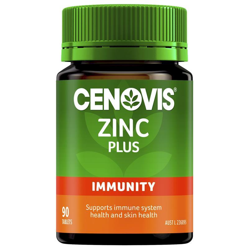 Cenovis Zinc Plus 25mg 90 Tablets chính hãng Úc