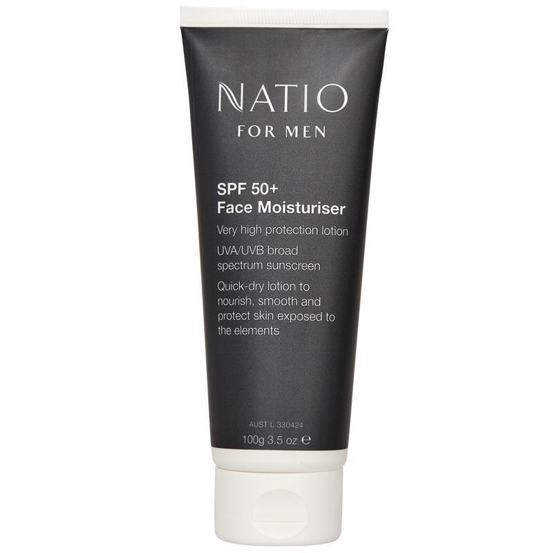 Natio for Men SPF 50+ Face Moisturiser 100g chính hãng Úc