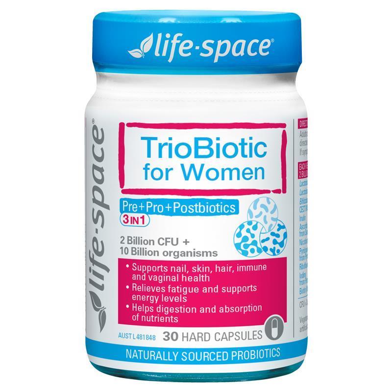Life-Space TrioBiotic for Women 30 Capsules chính hãng Úc