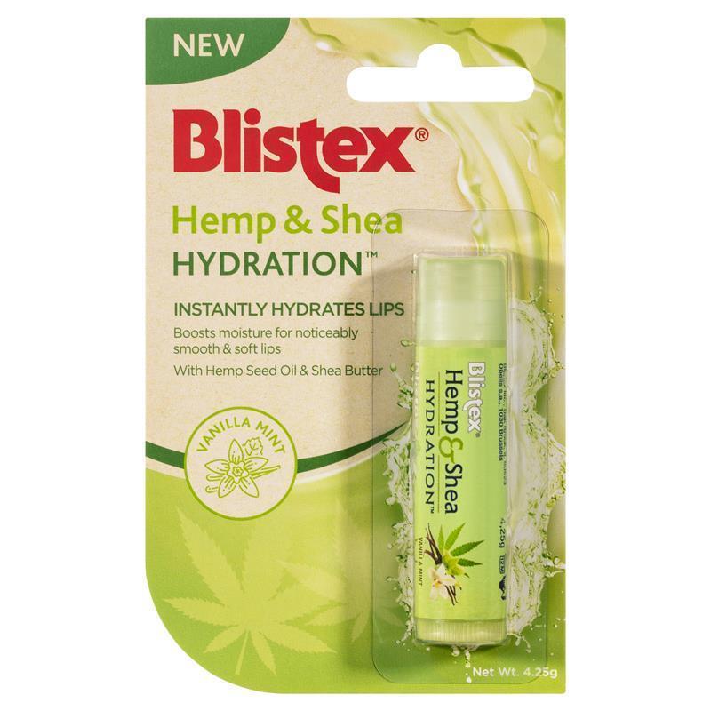 Blistex Hemp & Shea Hydration Lip 4.25g Stick chính hãng Úc