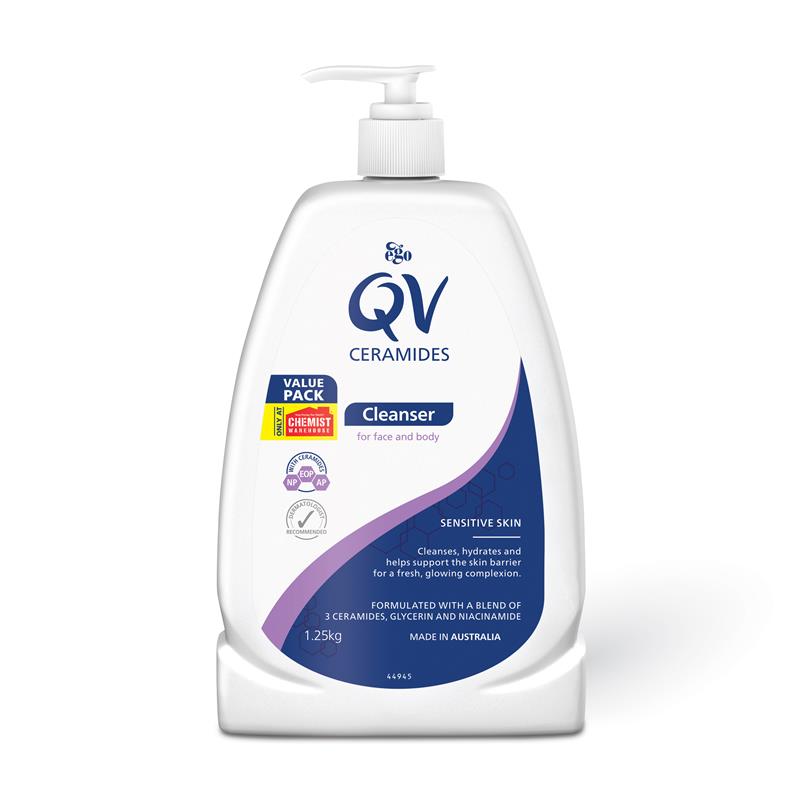 Ego QV Ceramides Cleanser 1.25kg Exclusive Size chính hãng Úc