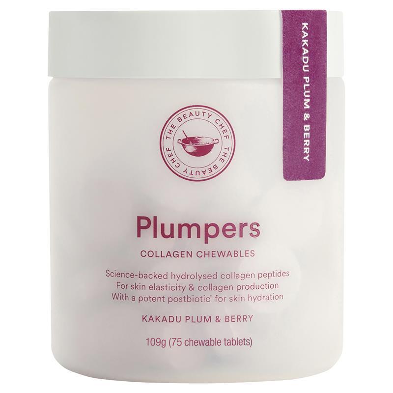 The Beauty Chef Plumpers Kakadu Plum Collagen Peptides 75 Chewable Tablets chính hãng Úc