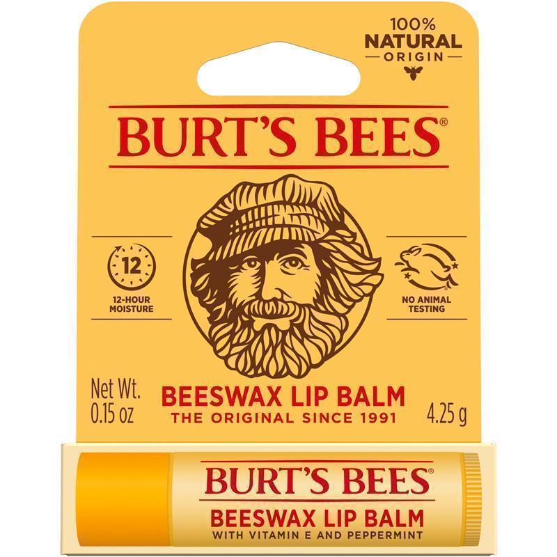 Burts Bees Lip Balm Beeswax 4.25g chính hãng Úc