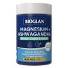 Bioglan Magnesium + Ashwagandha 120 Tablets Exclusive Size chính hãng Úc