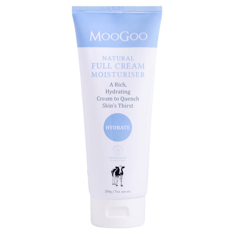MooGoo Natural Full Cream Moisturiser 200g chính hãng Úc