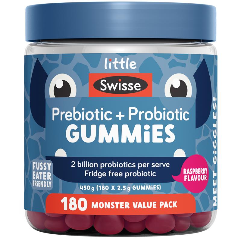 Little Swisse Prebiotic + Probiotic Gummies 180 Pack Exclusive chính hãng Úc