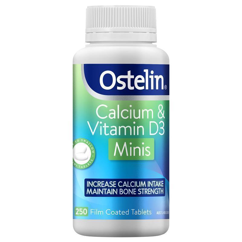 Ostelin Calcium & Vit D 250 Mini Tablets chính hãng Úc