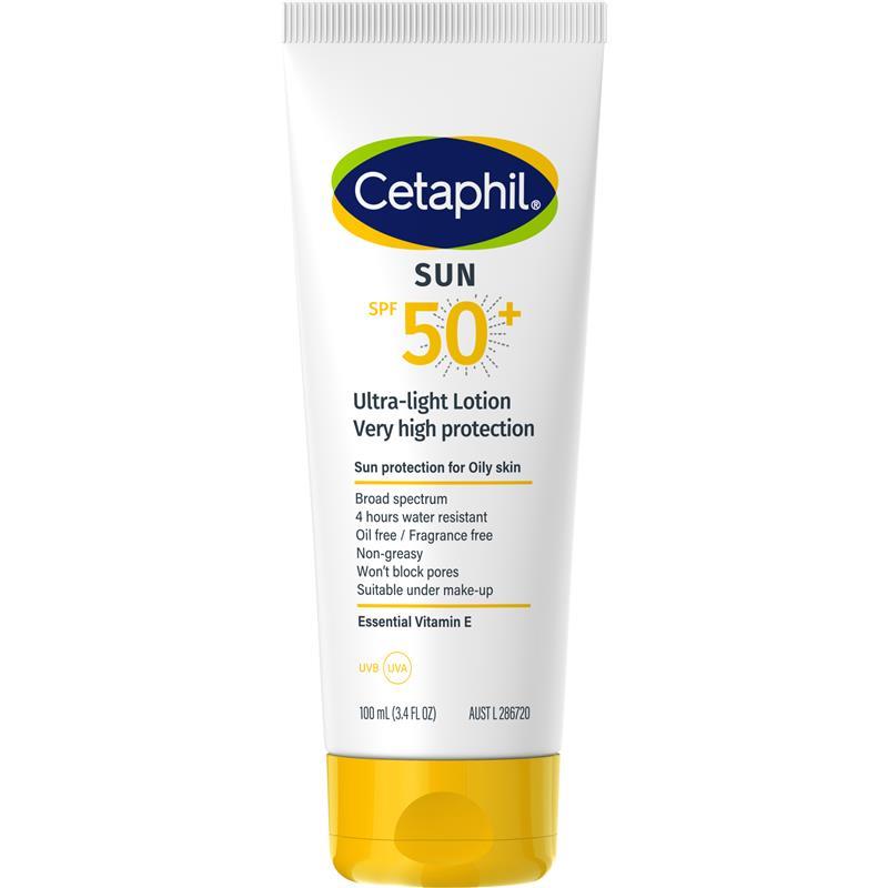 Cetaphil Sun SPF 50+ Ultra Light Lotion 100ml chính hãng Úc