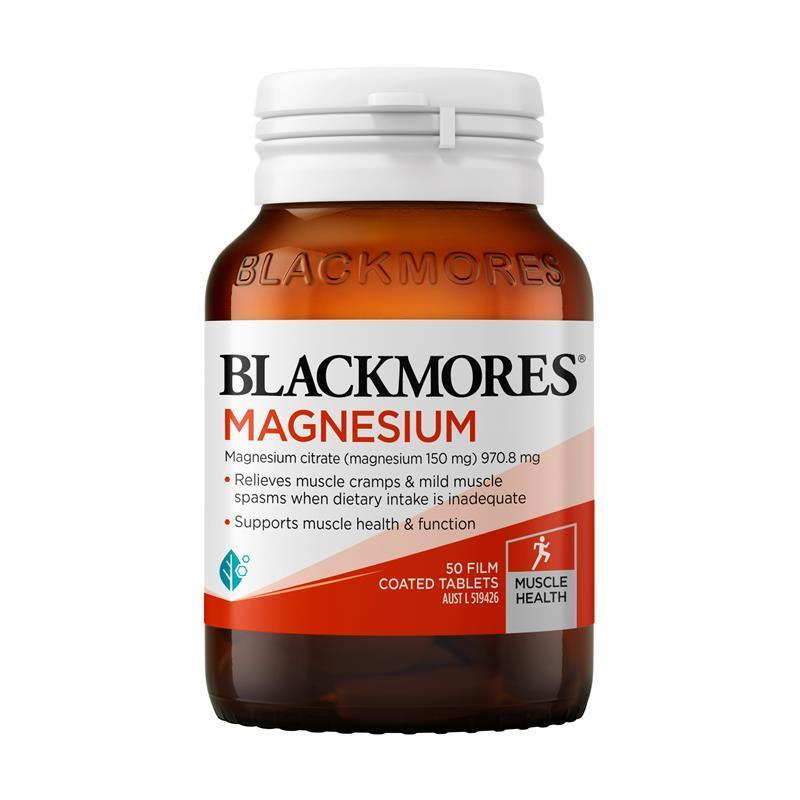 Blackmores Magnesium 50 Tablets chính hãng Úc
