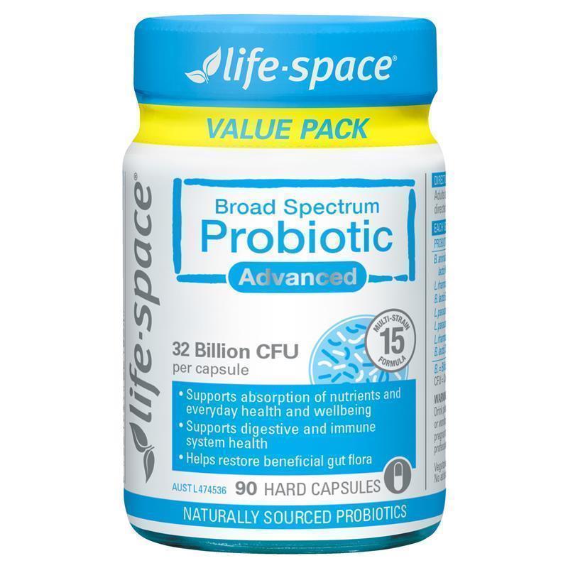 Life-Space Broad Spectrum Probiotic Advanced 90 Capsules Exclusive Size chính hãng Úc