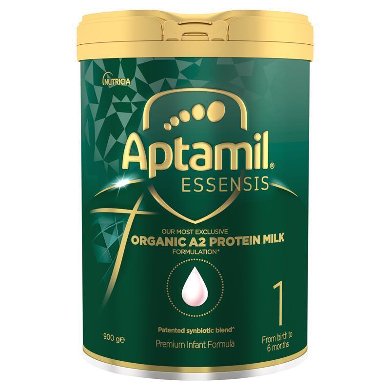Aptamil Essensis Organic A2 Protein Milk 1 Premium Infant Formula From Birth to 6 Months 900g chính hãng Úc