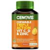 Cenovis Triple Action Vit C D & Zinc 60 Chewable Tablets chính hãng Úc