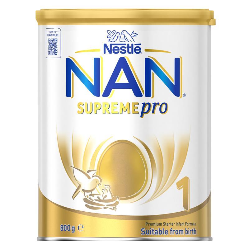 Nestle NAN SUPREMEpro 1 Premium Starter Baby Infant Formula Powder, From Birth – 800g chính hãng Úc