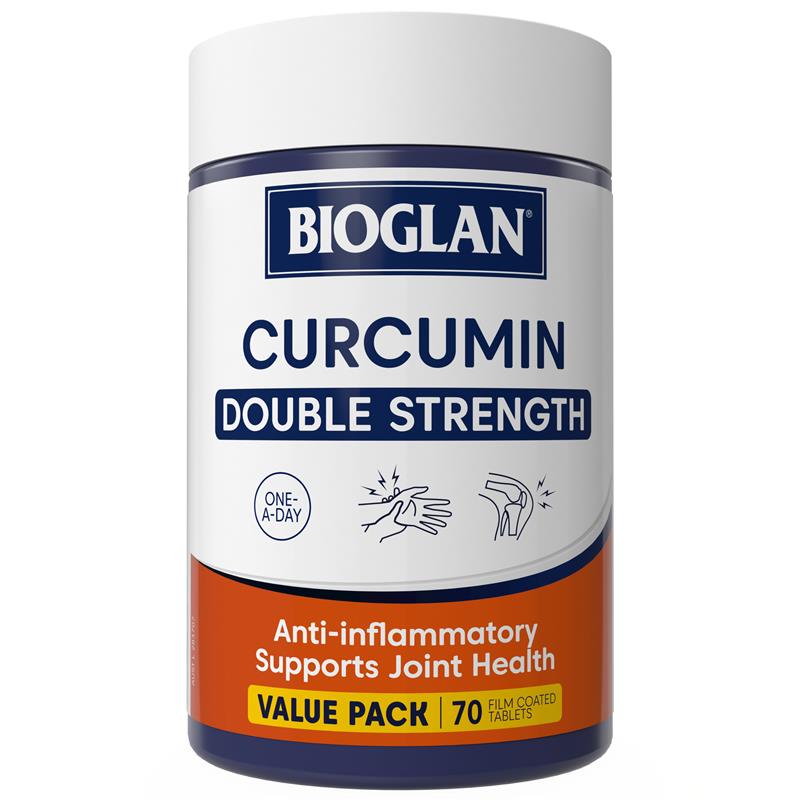 Bioglan Curcumin Double Strength 1200mg 70 Tablets chính hãng Úc