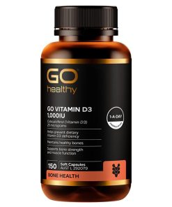 GO Healthy Vitamin D3 1,000IU 150 Soft Capsules chính hãng Úc