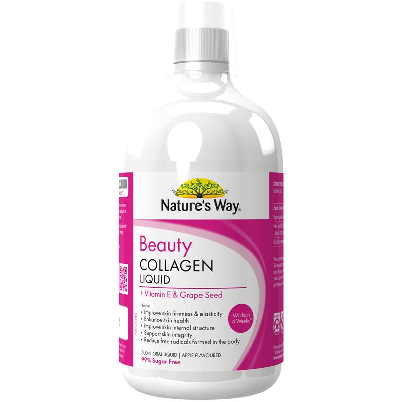 Nature's Way Beauty Collagen Liquid 500ml chính hãng Úc