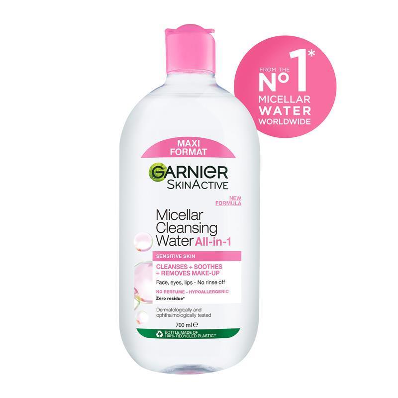 Garnier SkinActive Micellar Cleansing Water For All Skin Types 700ml chính hãng Úc