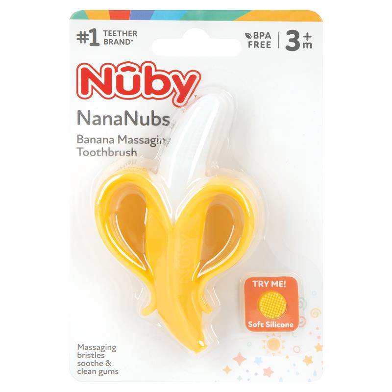 Nuby Nana Nubs Massaging Toothbrush chính hãng Úc