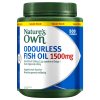 Nature's Own Odourless Fish Oil 1500mg 500 Capsules Exclusive Size chính hãng Úc