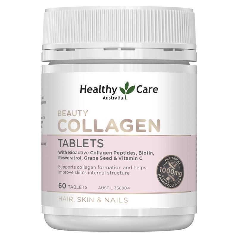 Healthy Care Beauty Collagen 60 Tablets chính hãng Úc