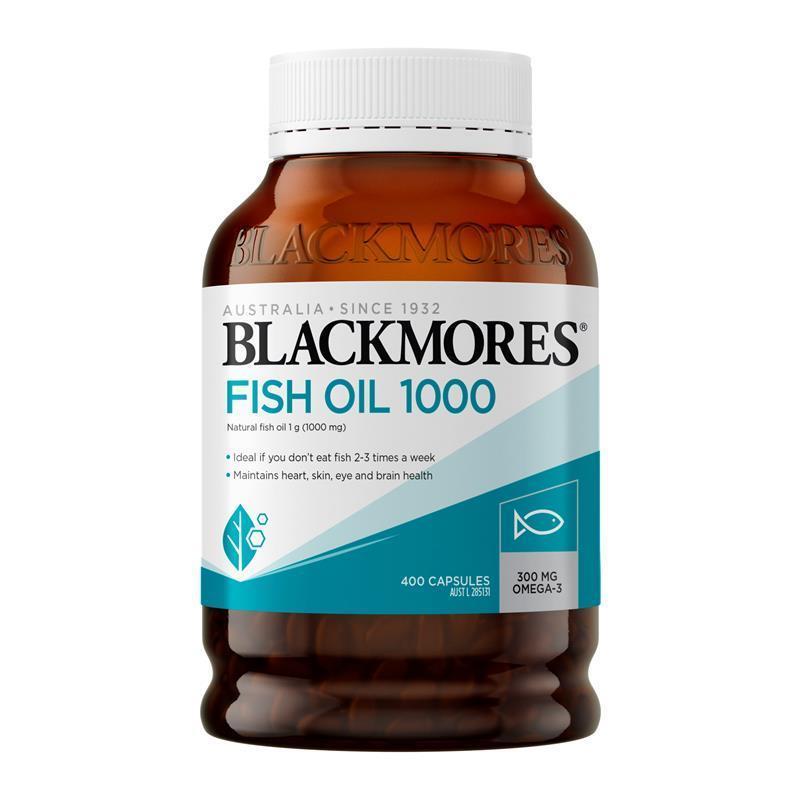 Blackmores Fish Oil 1000mg 400 Capsules chính hãng Úc