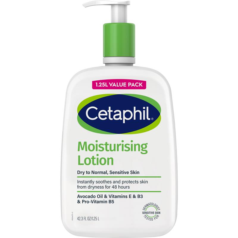 Cetaphil Moisturising Lotion 1.25L Exclusive Size chính hãng Úc