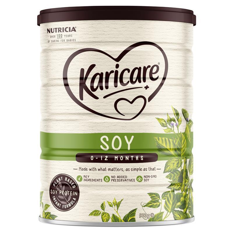 Karicare Soy Baby Infant Formula From Birth to 12 Months 900g chính hãng Úc