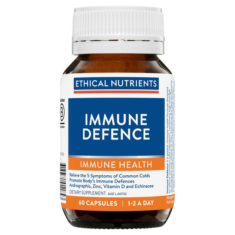 Ethical Nutrients Immune Defence 60 Capsules chính hãng Úc