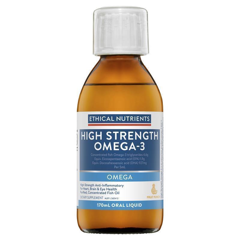 Ethical Nutrients High Strength Omega-3 Fruit Punch 170mL Liquid chính hãng Úc