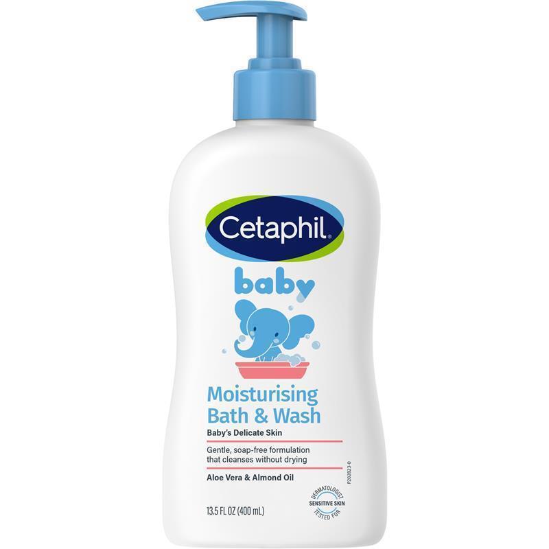 Cetaphil Baby Moisturising Bath & Wash 400mL chính hãng Úc