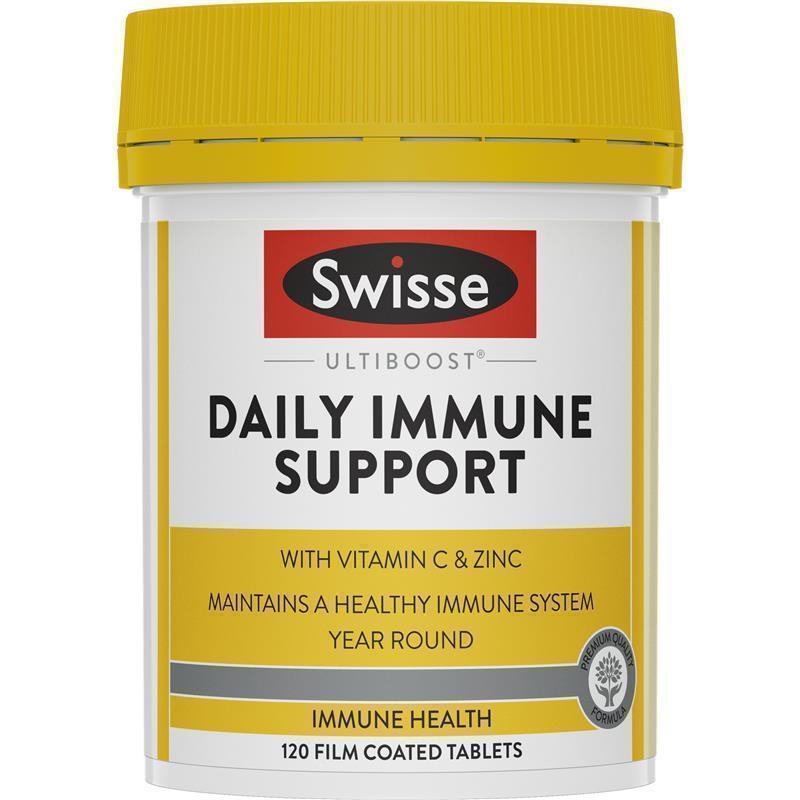 Swisse Daily Immune Support 120 Tablets Exclusive Size chính hãng Úc