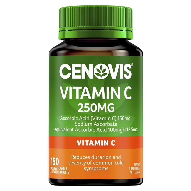 Cenovis Vitamin C 250mg 150 Tablets chính hãng Úc