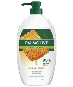 Palmolive Naturals Body Wash Milk & Honey 1L chính hãng Úc