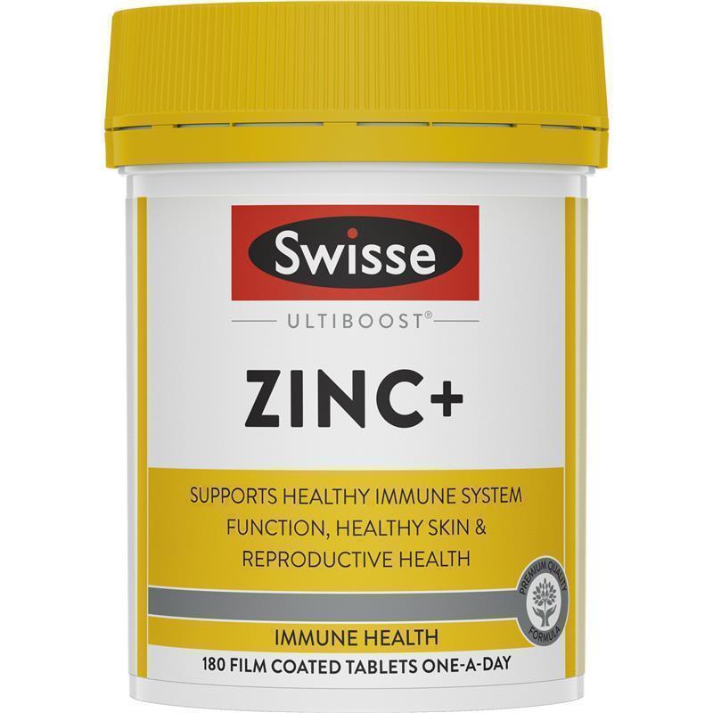 Swisse Zinc+ 180 Tablets Exclusive Size chính hãng Úc