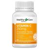 Healthy Care Vitamin C 250mg 150 Chewable Tablets chính hãng Úc